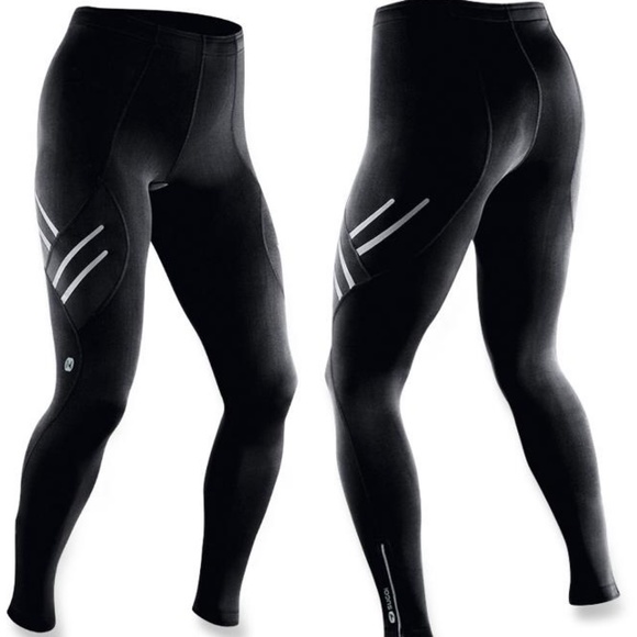 SUGOI Pants - Sugoi Black Reflective MidZero Zap Tights
